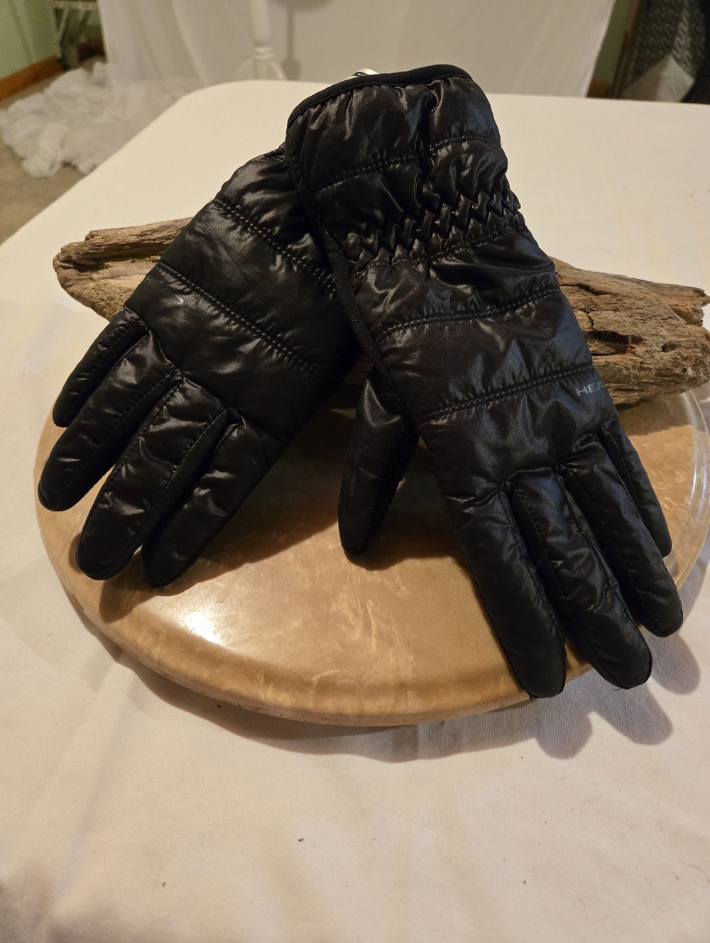 Head Black and White Glove